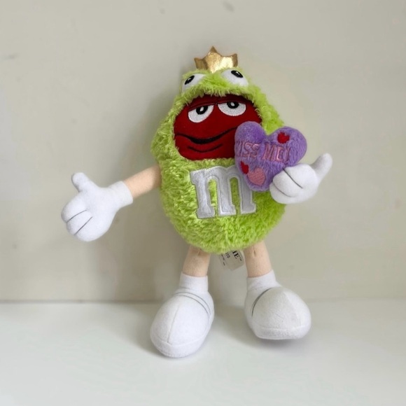 4X 2002 2004 M&M’s Mars Dracula Frog Dog Cat Halloween 9” Candy Plush Toys - Picture 5 of 12